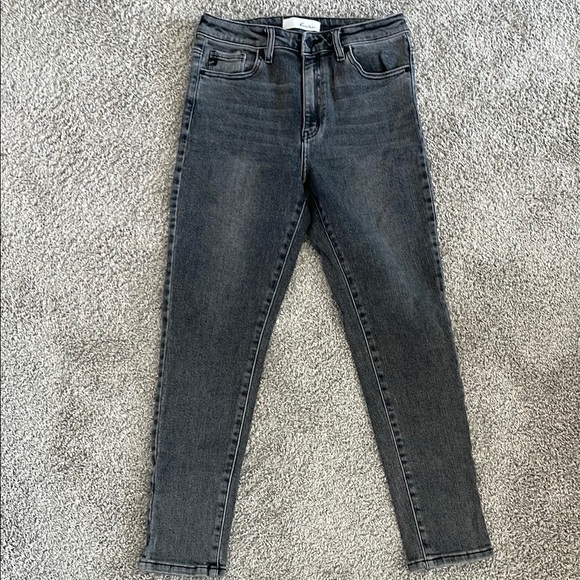 KanCan Black Charcoal Wash Skinny Mid Rise Jeans Stretch. Size 11/29 - Picture 3 of 8